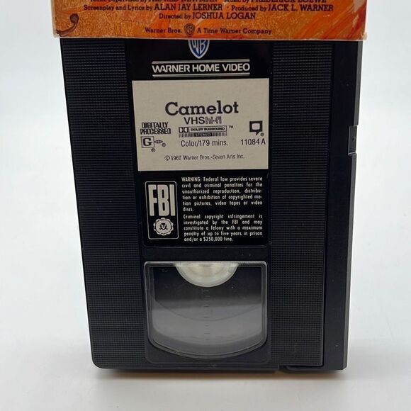 Camelot (VHS, 1992) Richard Harris, Vanessa Redgrave New and 2 Tape Set‎ - Picture 3 of 3